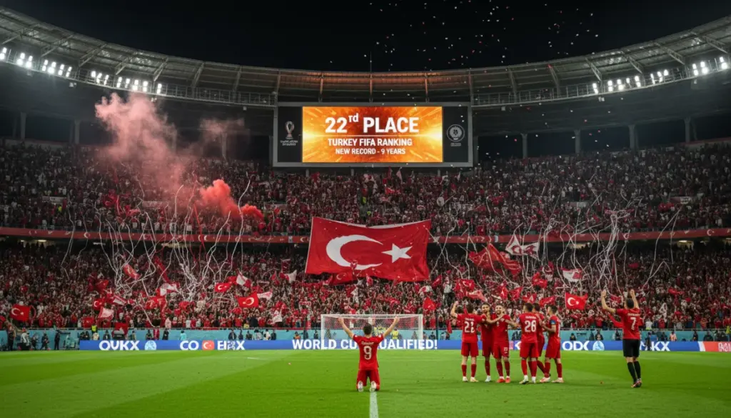 Türk Futbolunda Tarihi Eşik: FIFA Listesinde Büyük Sıçrayış